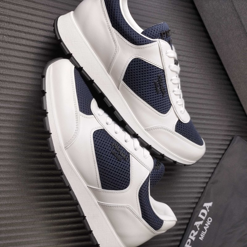 PRADA 컬러 블록 캐주얼 스니커즈 001-179892
