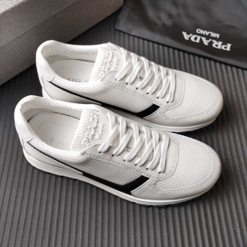 PRADA 프라다 화이트 메쉬 운동화 001-179894