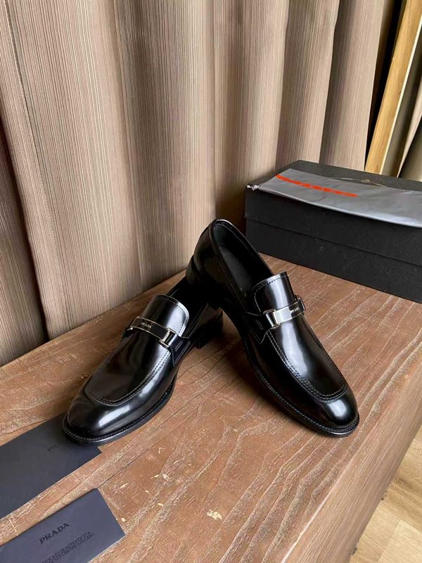 PRADA 남성 수입 송아지 가죽 구두 001-179914
