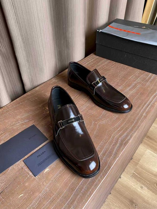 PRADA 남성 핸드 러브드 가죽 구두 001-179915