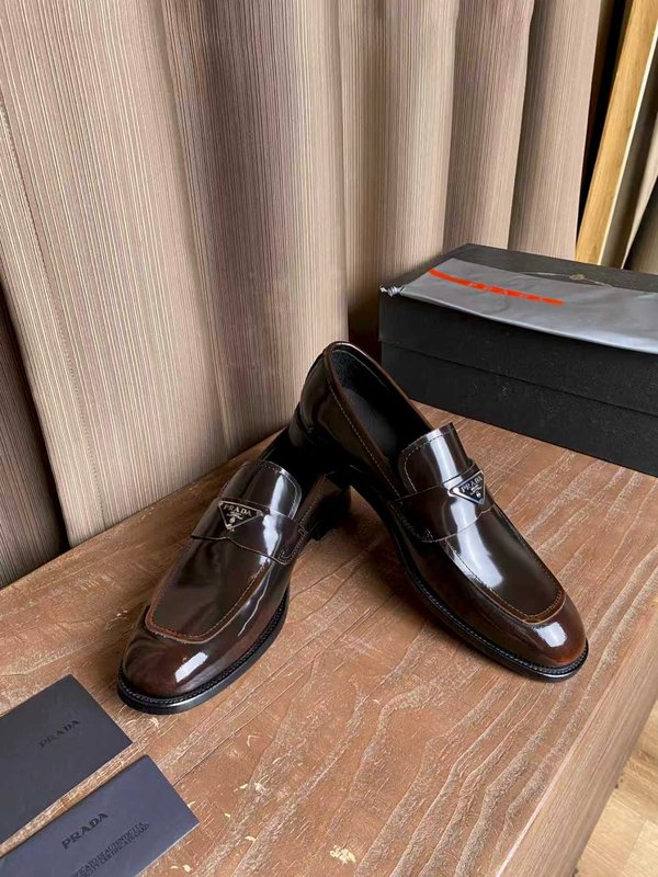 PRADA 남성 오리지널 송아지 가죽 구두 001-179918