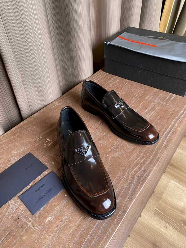 PRADA 남성 오리지널 송아지 가죽 구두 001-179918