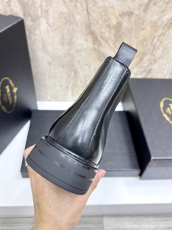 PRADA 가정품 사피아노 첼시 부츠 001-179921