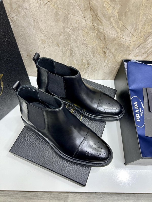 PRADA 사피아노 첼시 부츠 001-179935