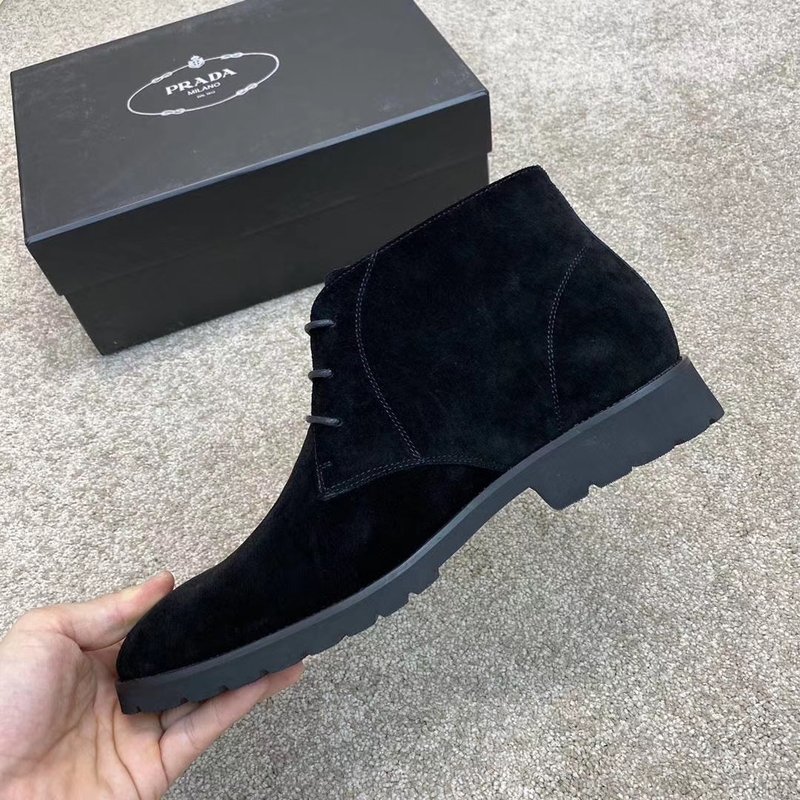 Prada 남성 비즈니스 캐주얼 소가죽 부츠 001-179936