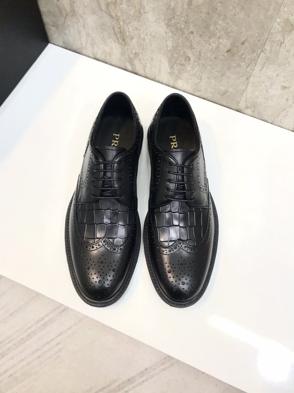프라다 PRADA 남성 정장 가죽 슈즈 슬립온 001-179938