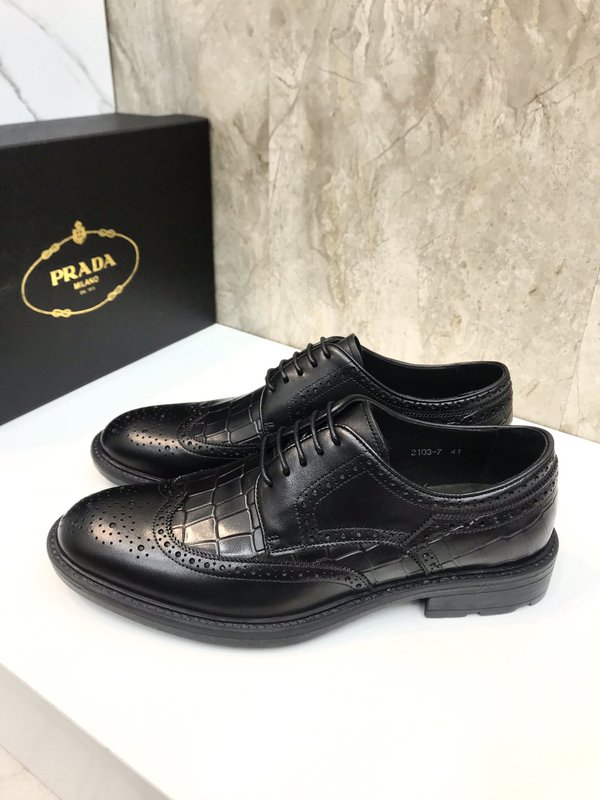 프라다 PRADA 남성 정장 가죽 슈즈 슬립온 001-179938