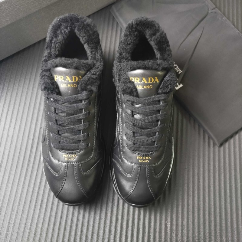 PRADA 신규 양가죽 보온 부츠 001-179998