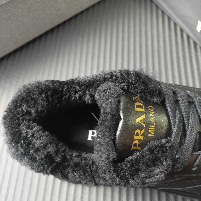 PRADA 신규 양가죽 보온 부츠 001-179998