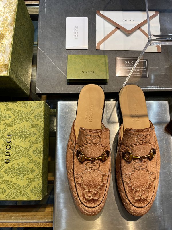 GUCCI 남성 여름 뮬 슬리퍼 001-180078