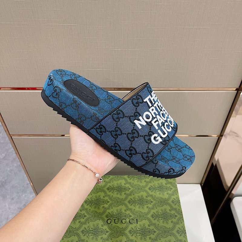 GUCCI 협업 두꺼운 바닥 슬리퍼 001-180097