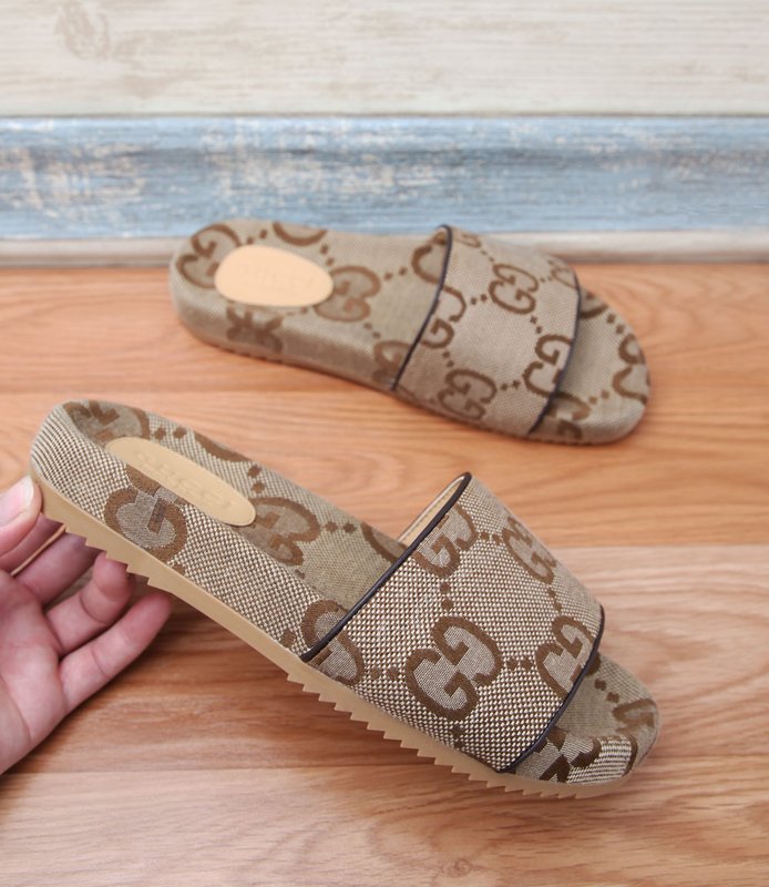 구찌 클래식 더블 G 패브릭 캐주얼 슬리퍼 001-180127