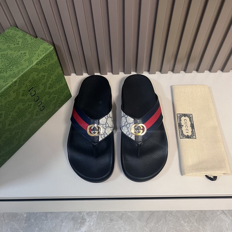 Gucci 남성 여름 PVC 슬리퍼 골드 버클 001-180170