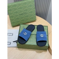 구찌 남성 더블 G 로고 리도 슬리퍼 001-180224