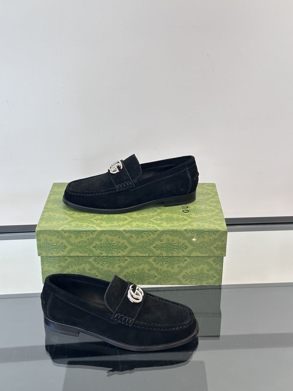 Gucci 남성 고급 가죽 캐주얼 구두 001-180308