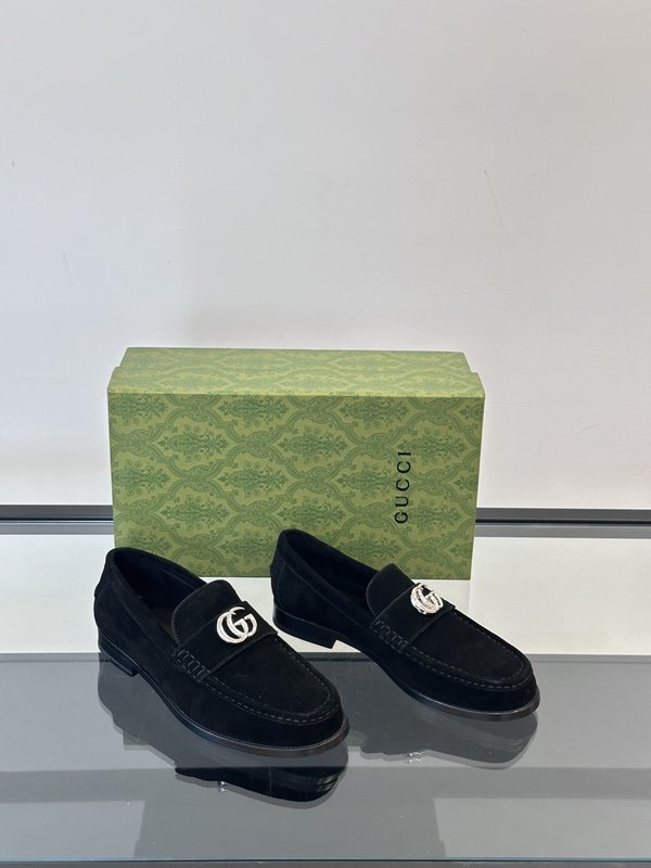 Gucci 남성 고급 가죽 캐주얼 구두 001-180308
