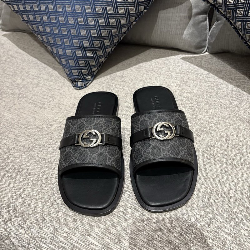 GUCCI 원피스 샌들 전체 가죽 바닥 001-180338