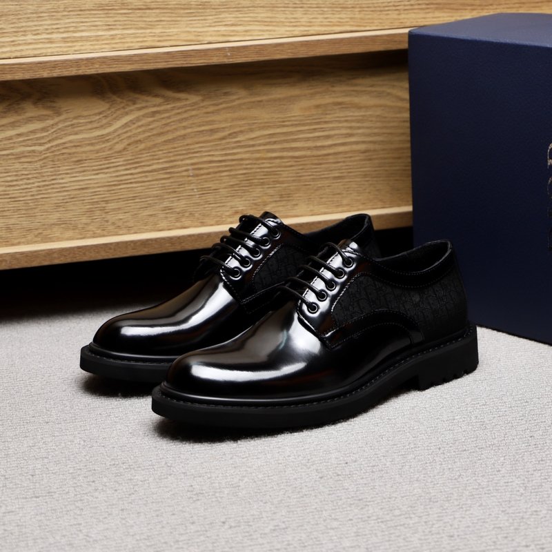 Dior Explorer 블랙 카프스킨 더비슈즈 001-180439