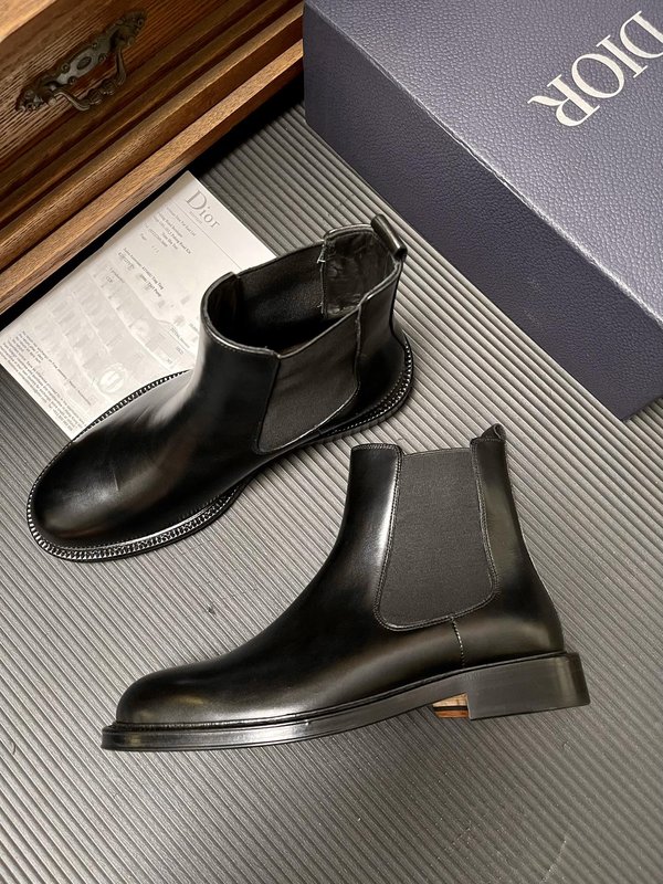Dior EVIDENCE 남성 블랙 첼시 부츠 001-180464