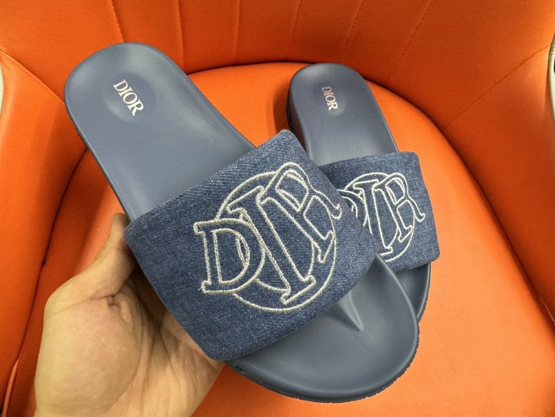 DIOR 디올 신규 자수 슬리퍼 001-180479