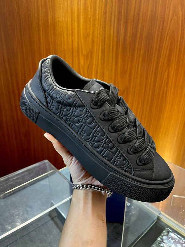 DIOR B33 프린트 소가죽 운동화 001-180490