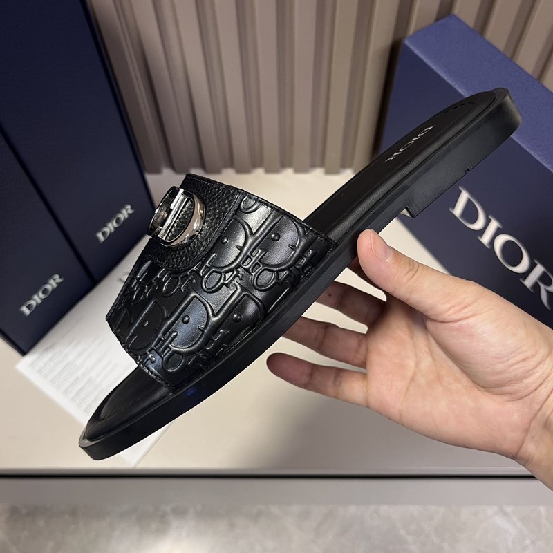 Dior Aqua 실버 CD 버클 샌들 001-180494