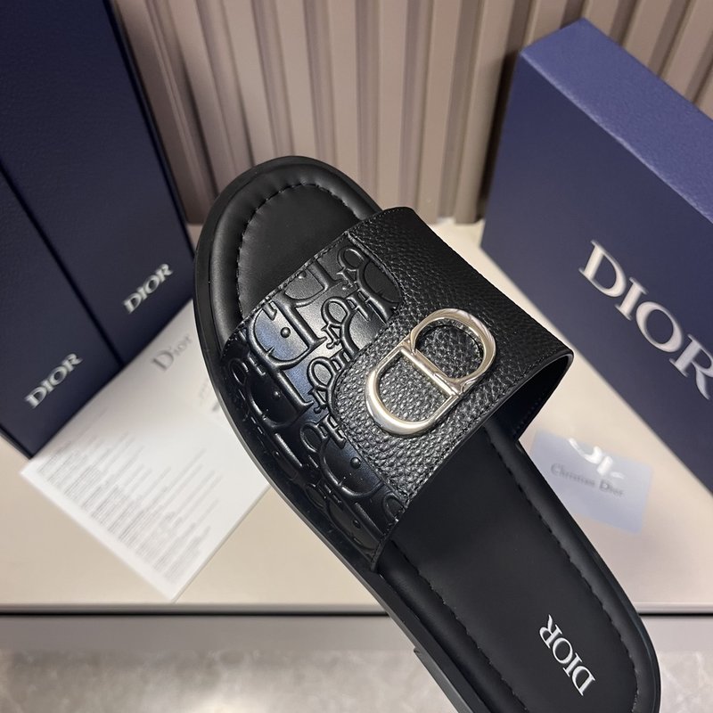 Dior Aqua 실버 CD 버클 샌들 001-180494