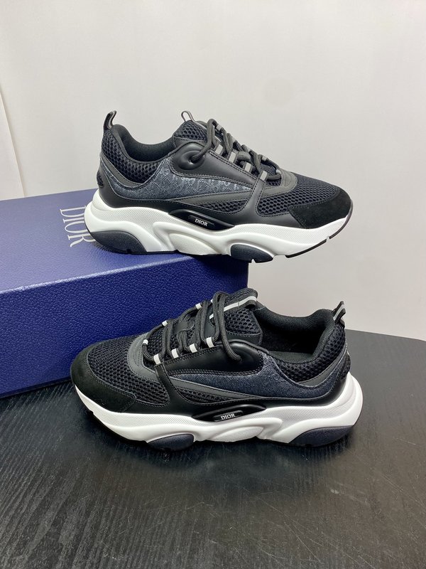 Dior B22 레트로 스플라이스 로우톱 운동화 001-180496