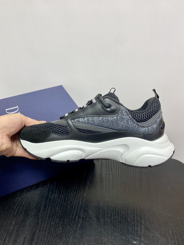Dior B22 레트로 스플라이스 로우톱 운동화 001-180496