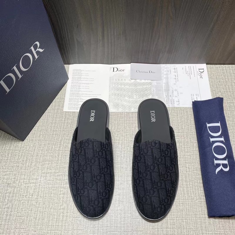 DIOR 디오르 남성 여름 캔버스 슬리퍼 001-180499