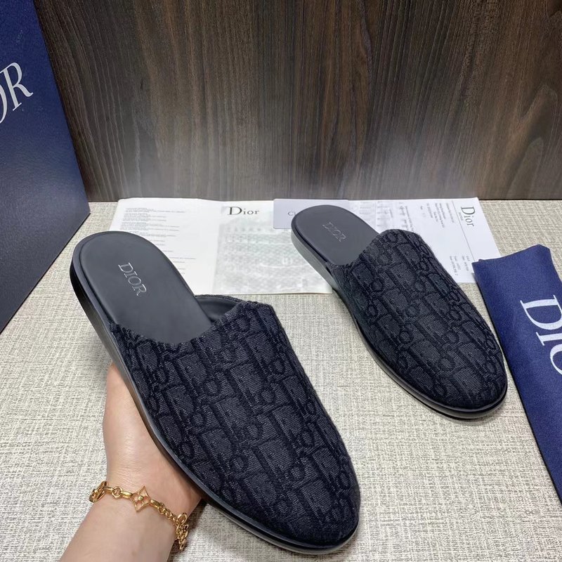 DIOR 디오르 남성 여름 캔버스 슬리퍼 001-180499