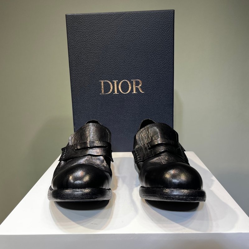 Dior 워싱 빈티지 아일랜드 말가죽 구두 001-180500
