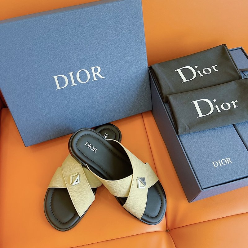 Dior Alias 남성 크로스 밴드 슬리퍼 001-180541