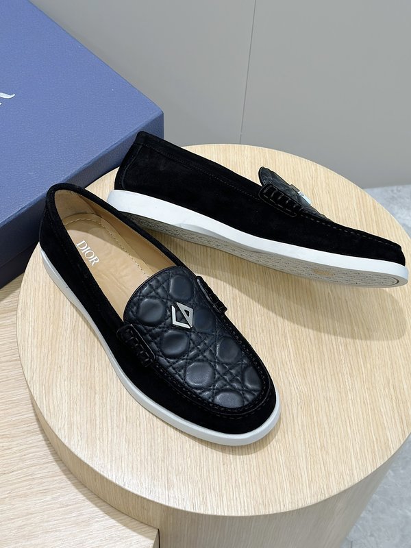 Dior Granville 남성 스웨이드 로퍼 001-180543