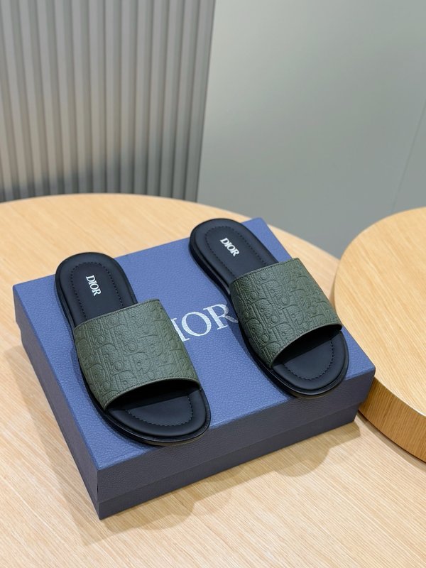 디올 Dior Alias 남성 가죽 슬리퍼 001-180577