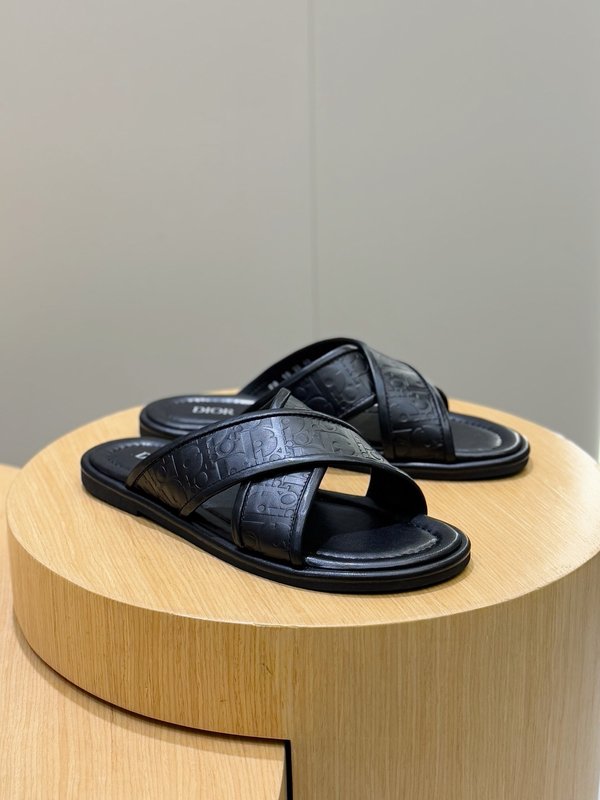 Dior Alias 남성 가죽 슬리퍼 001-180579