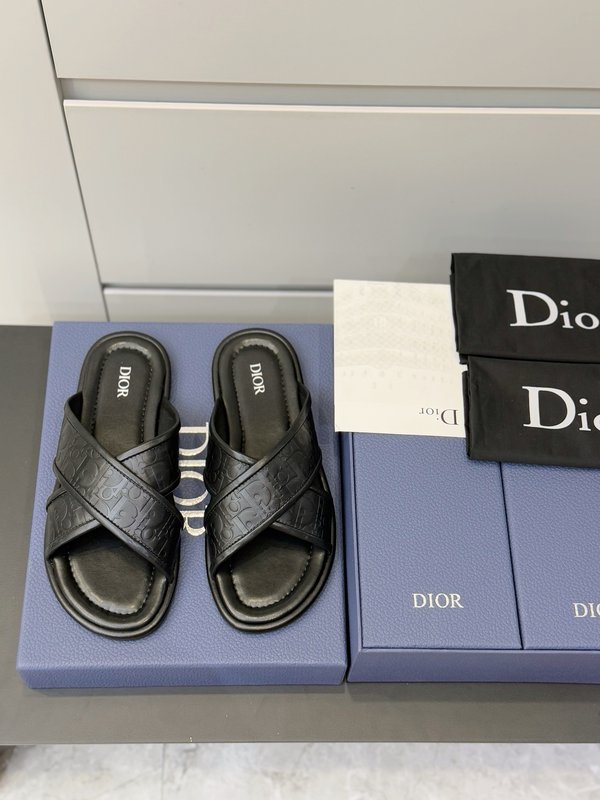 Dior Alias 남성 가죽 슬리퍼 001-180579