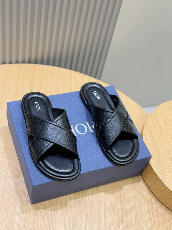 Dior Alias 남성 가죽 슬리퍼 001-180579