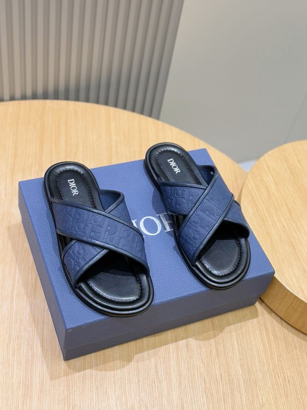 Dior Alias 남성 가죽 슬리퍼 001-180580