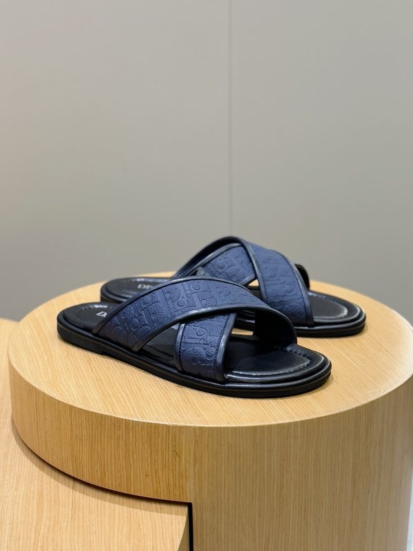 Dior Alias 남성 가죽 슬리퍼 001-180580