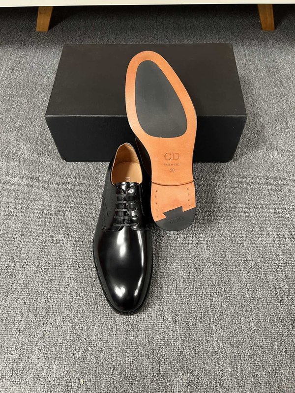 디올 Dior 남성 인쇄 소가죽 구두 001-180588