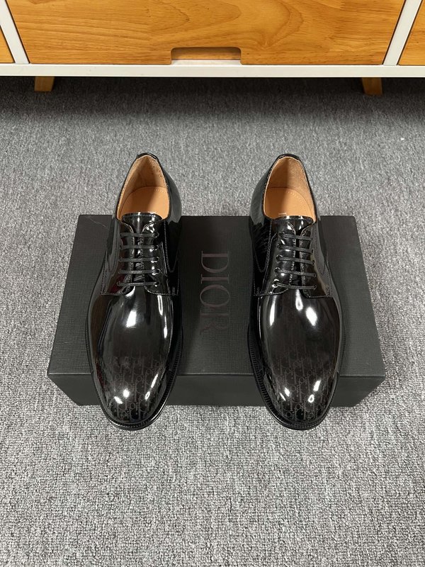 디올 Dior 남성 인쇄 소가죽 구두 001-180590