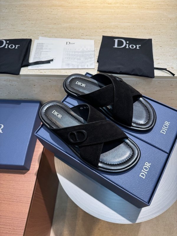 디올 Dior Alias 남성 소가죽 슬리퍼 001-180621