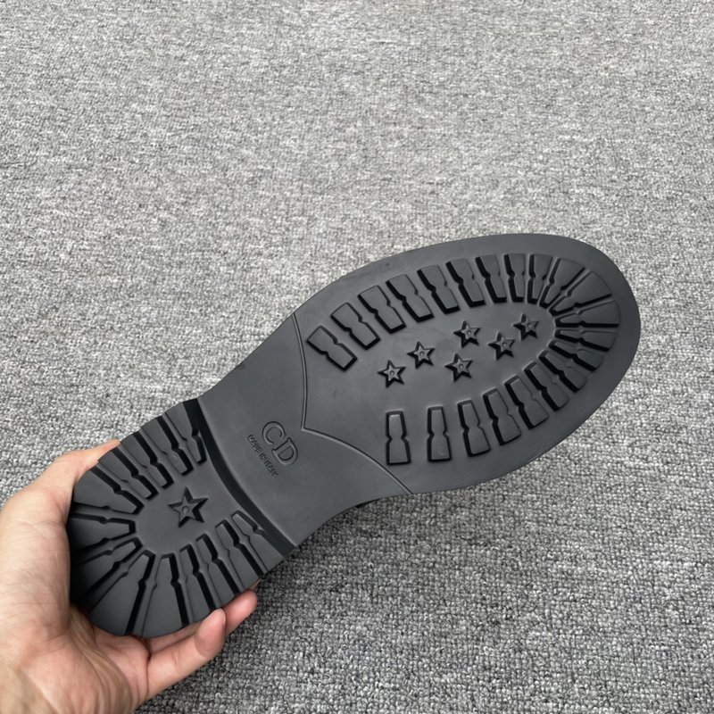 Dior Explorer 블랙 가죽 더비 슈즈 001-180652