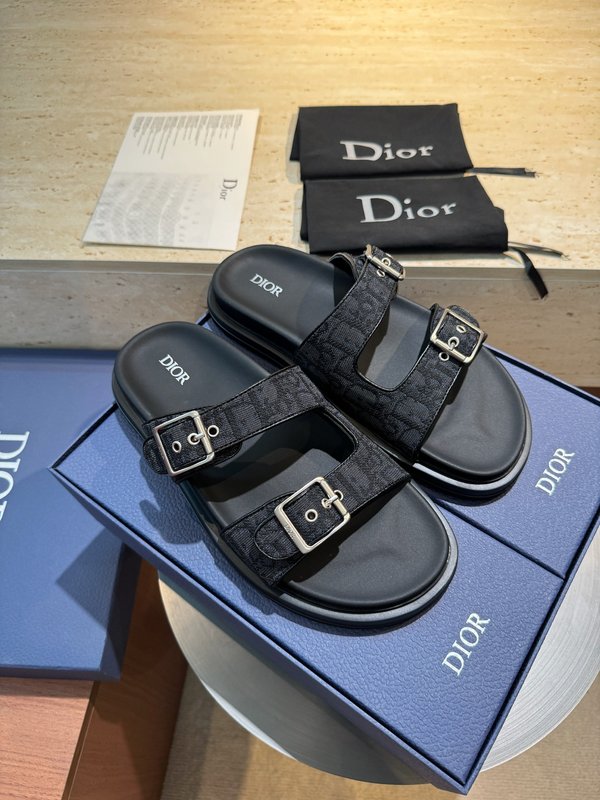 Dior Aqua 남성 캔버스 샌들 001-180662