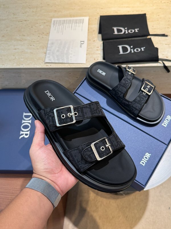 Dior Aqua 남성 캔버스 샌들 001-180662