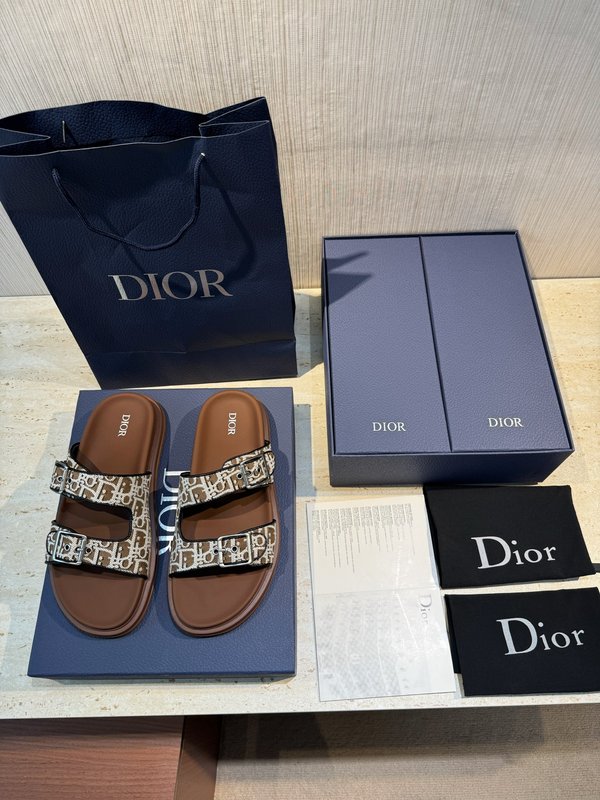 Dior Aqua 남성 크로스 밴들 샌들 001-180666