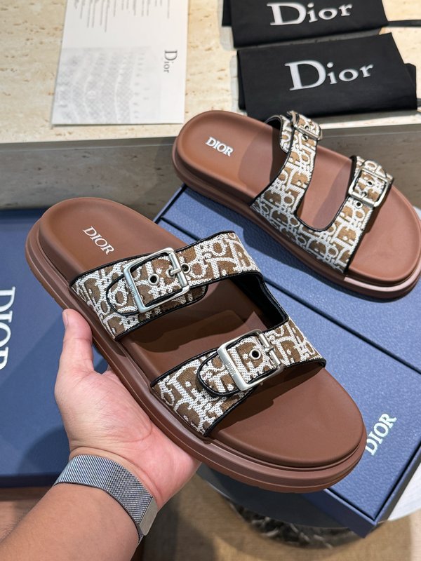 Dior Aqua 남성 크로스 밴들 샌들 001-180666