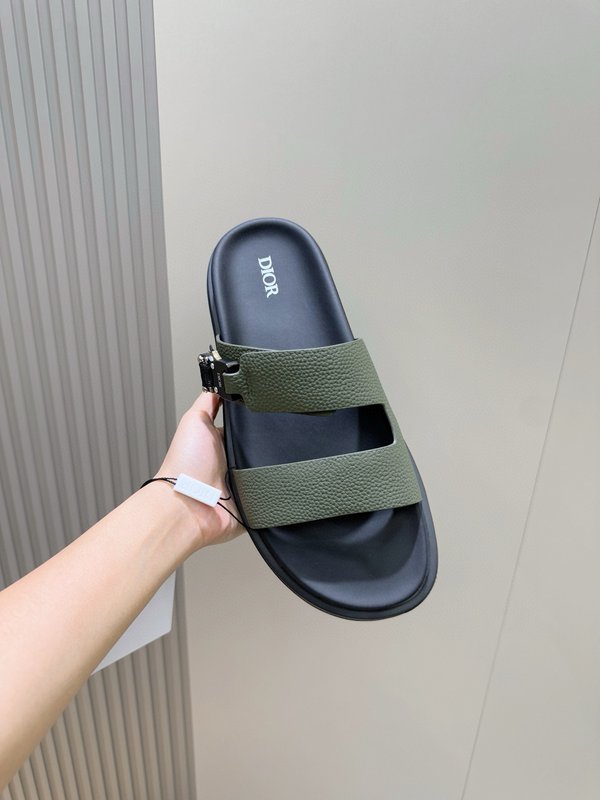 Dior Aqua 남성 크로스 밴드 슬리퍼 샌들 001-180678