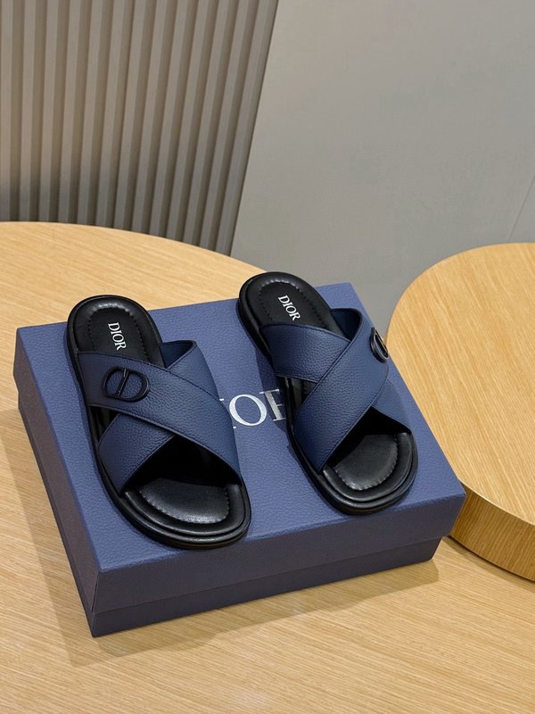 Dior Aqua 남성 오블리크 프린트 샌들 001-180697